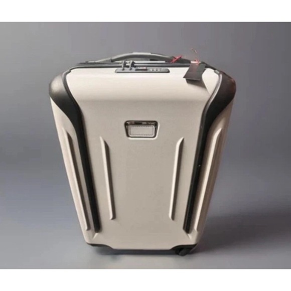 TUMI International Carry-On Luggage Suitcase Hardside Spinner Wheeled Gray - Picture 1 of 11